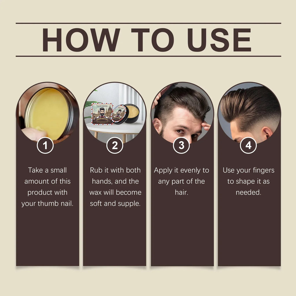 East Moon Strong Hold Hair Wax – Non-Greasy Edge Control 60g