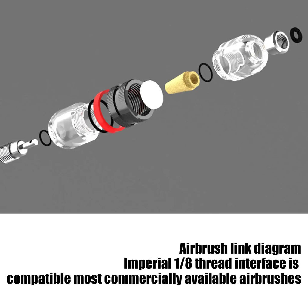 Precision Airbrush Filter & Water Oil Separator | Quick Release
