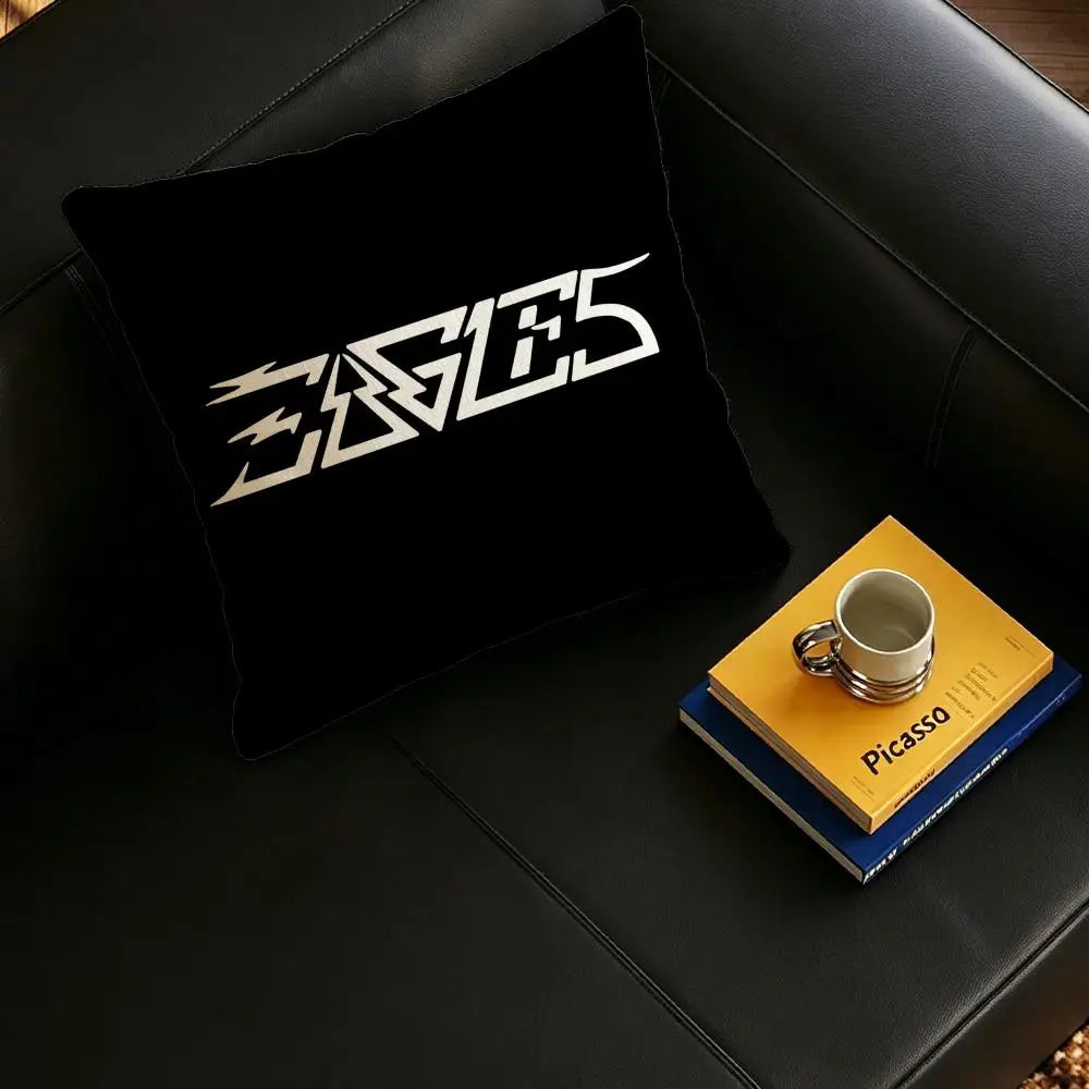 Eagles Band Linen Cushion Cover | Sofa Pillow Case Multi-Size