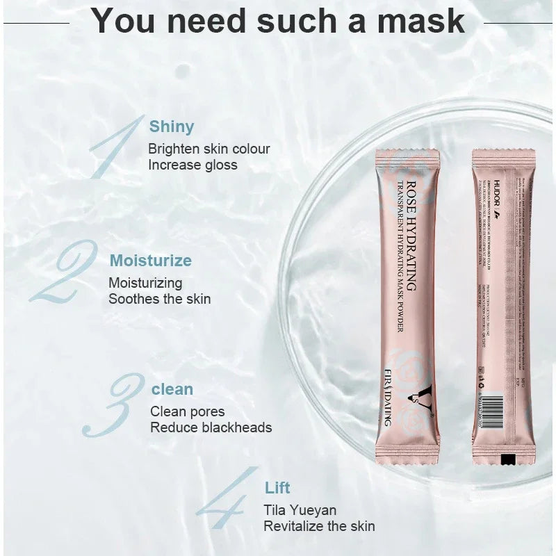Rose Collagen Hydro Jelly Mask Powder – DIY Peel-Off Face Mask
