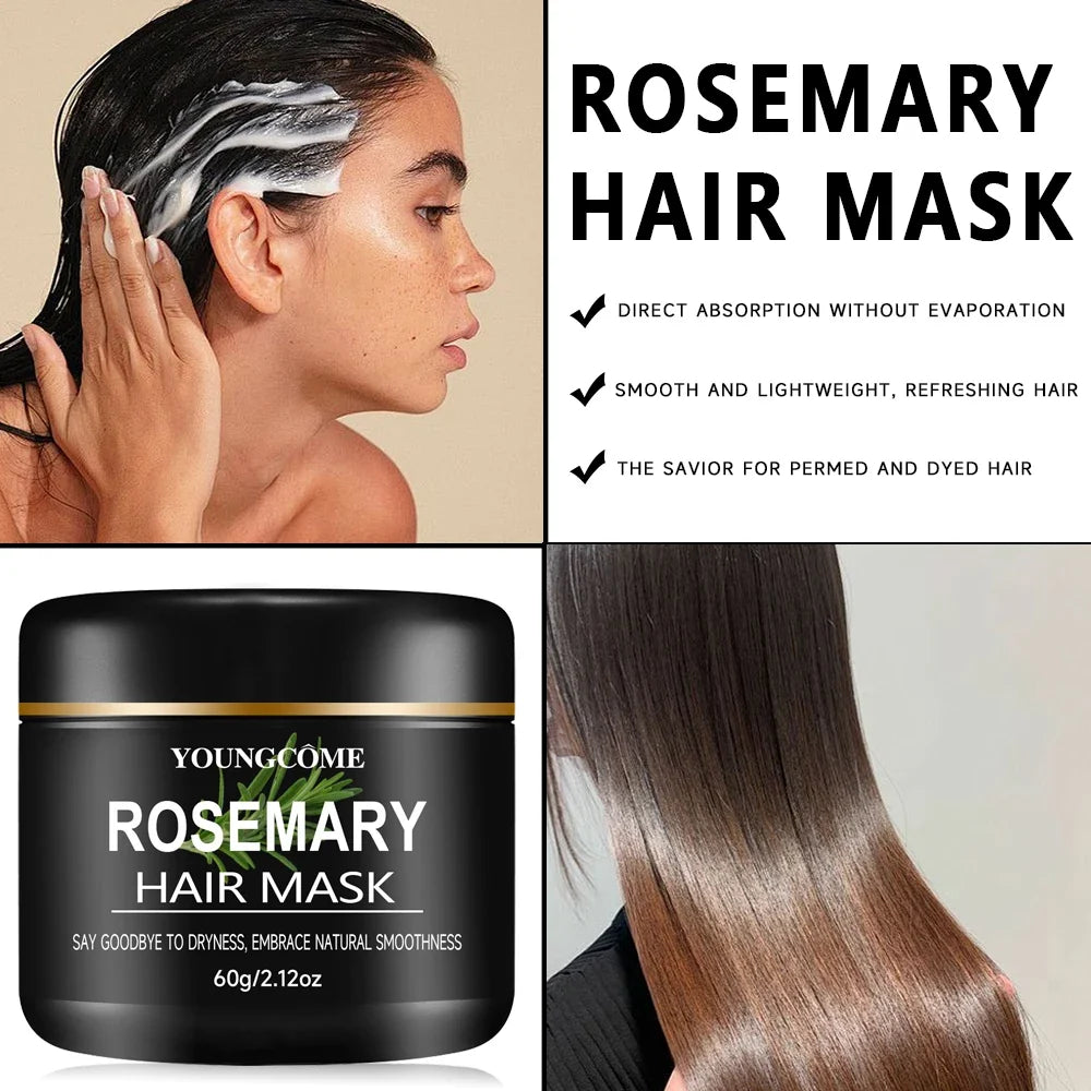 Rosemary 4-in-1 Hair Kit – Mask, Shampoo, Conditioner & Oil