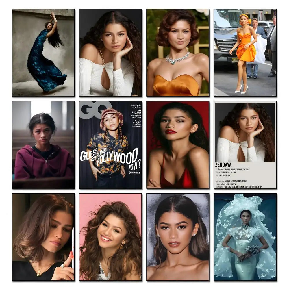 Zendaya HD Art Poster – Waterproof Sticky Wall Decor
