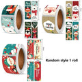 Christmas Sticker Roll – 120 Santa & Polar Bear Holiday Labels
