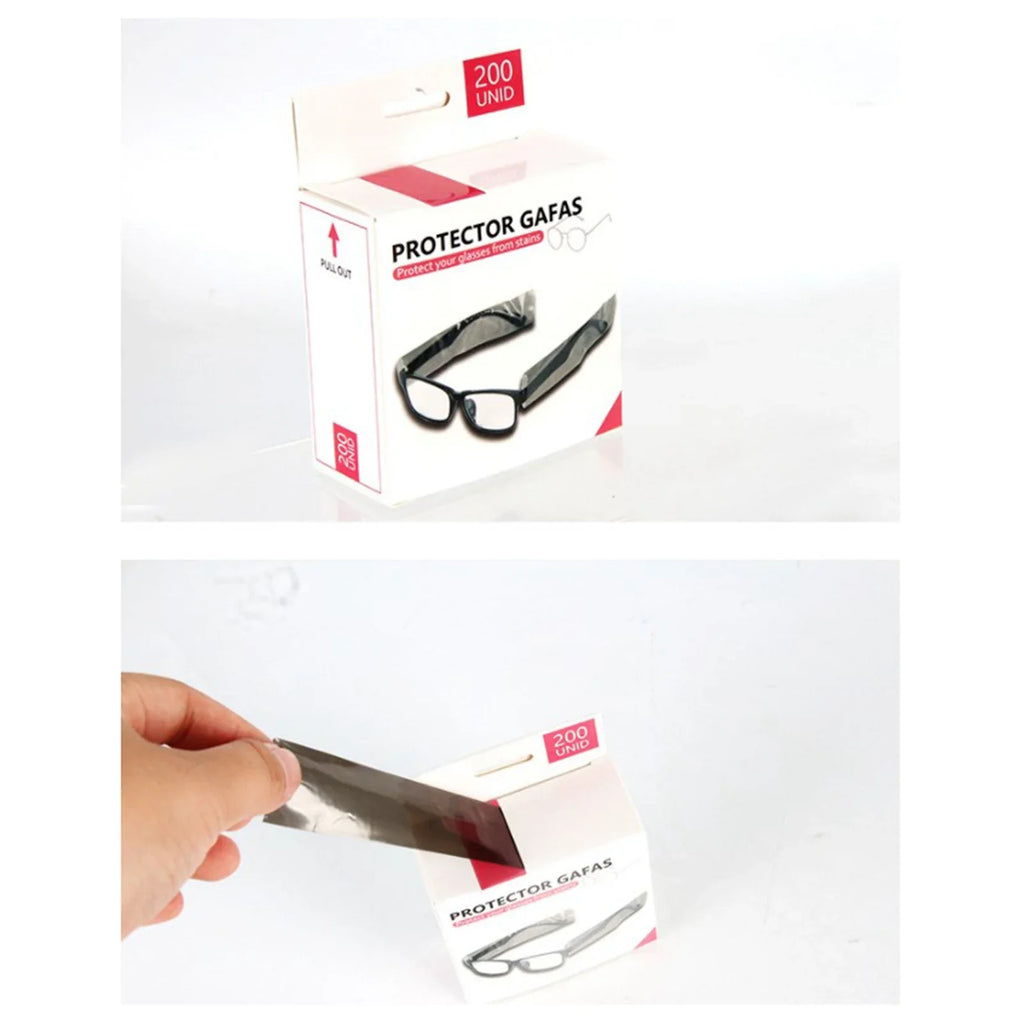 200pcs Disposable Glasses Leg Sleeves | Hair Dye Protector