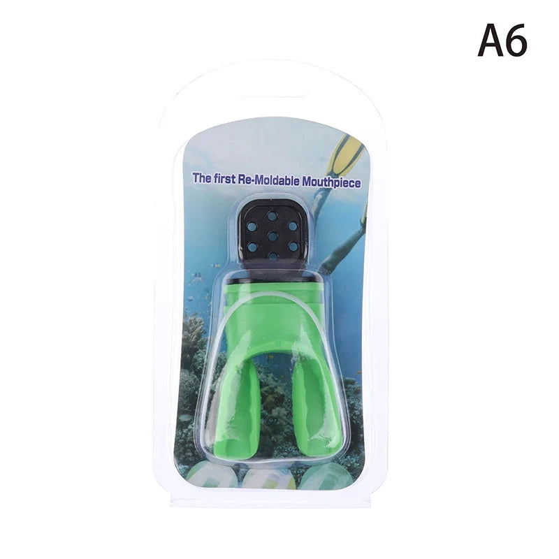 Silicone Scuba Snorkel Mouthpiece – Moldable Bite Regulator