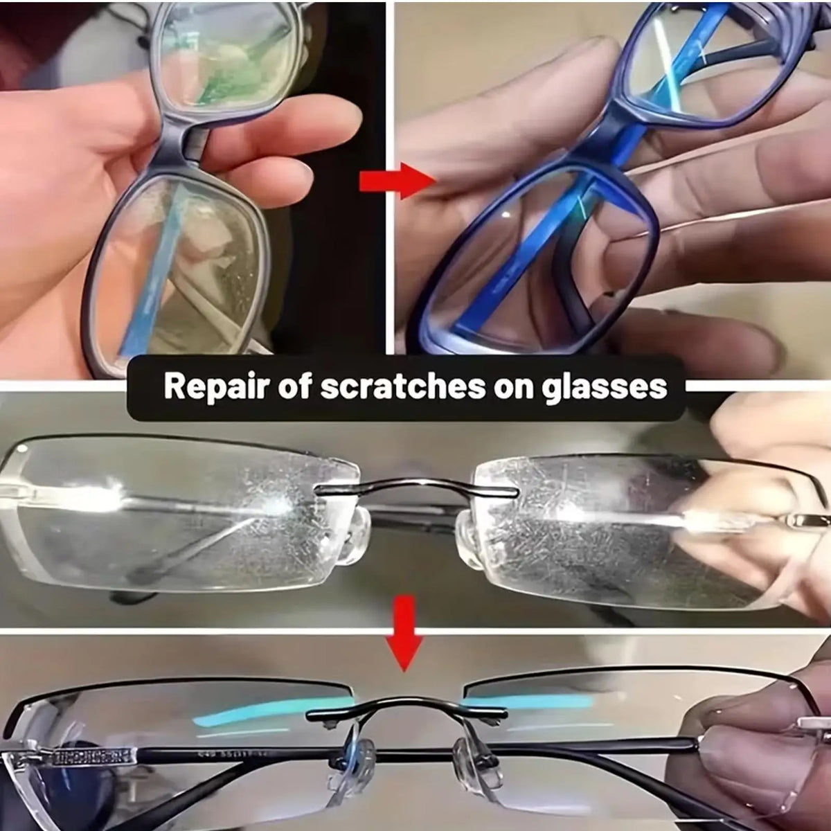 35ml Eyeglass Scratch Remover Polishing Paste | Lens Clarity