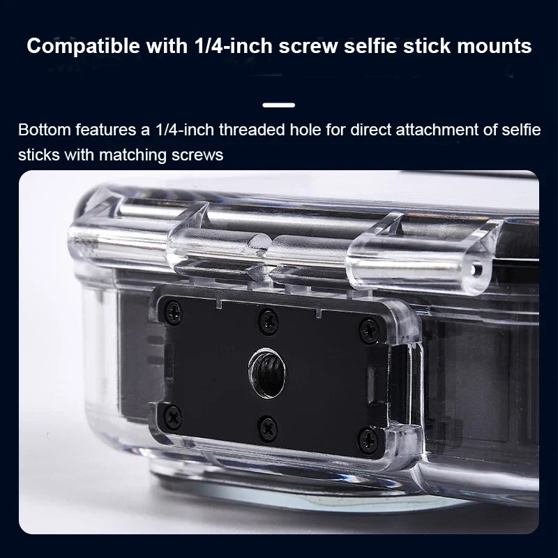 60M Waterproof Case for DJI Osmo Action 6 | PC Protective Shell