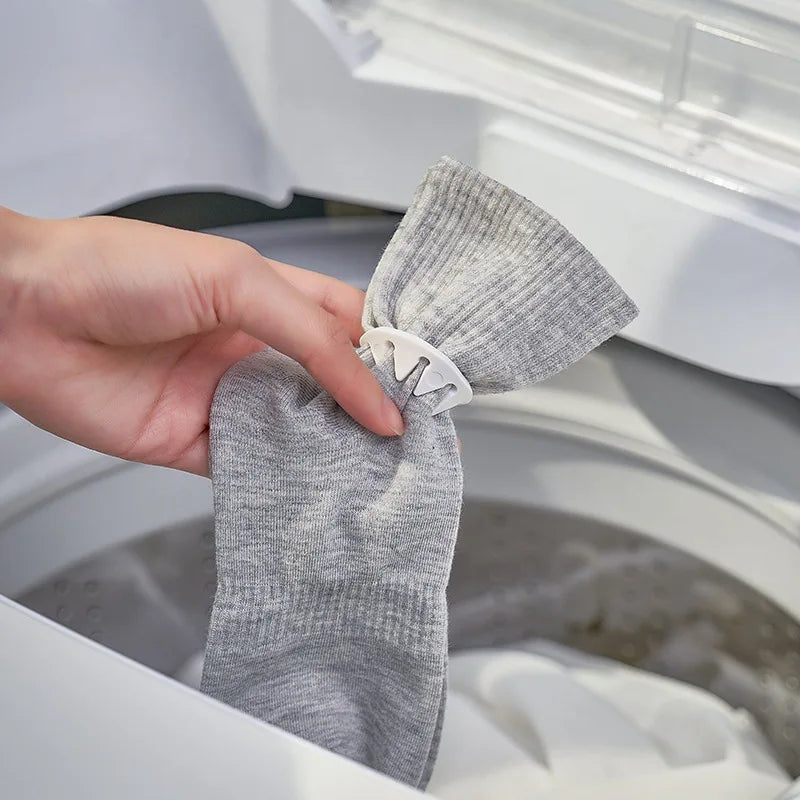 7-Pack Sock Organizer Clips | PVC Sock Fasteners & Sorters