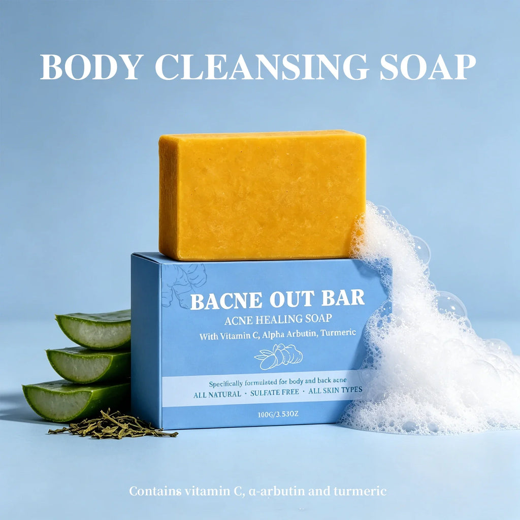 Turmeric Exfoliating Body Soap – Brighten, Cleanse & Hydrate