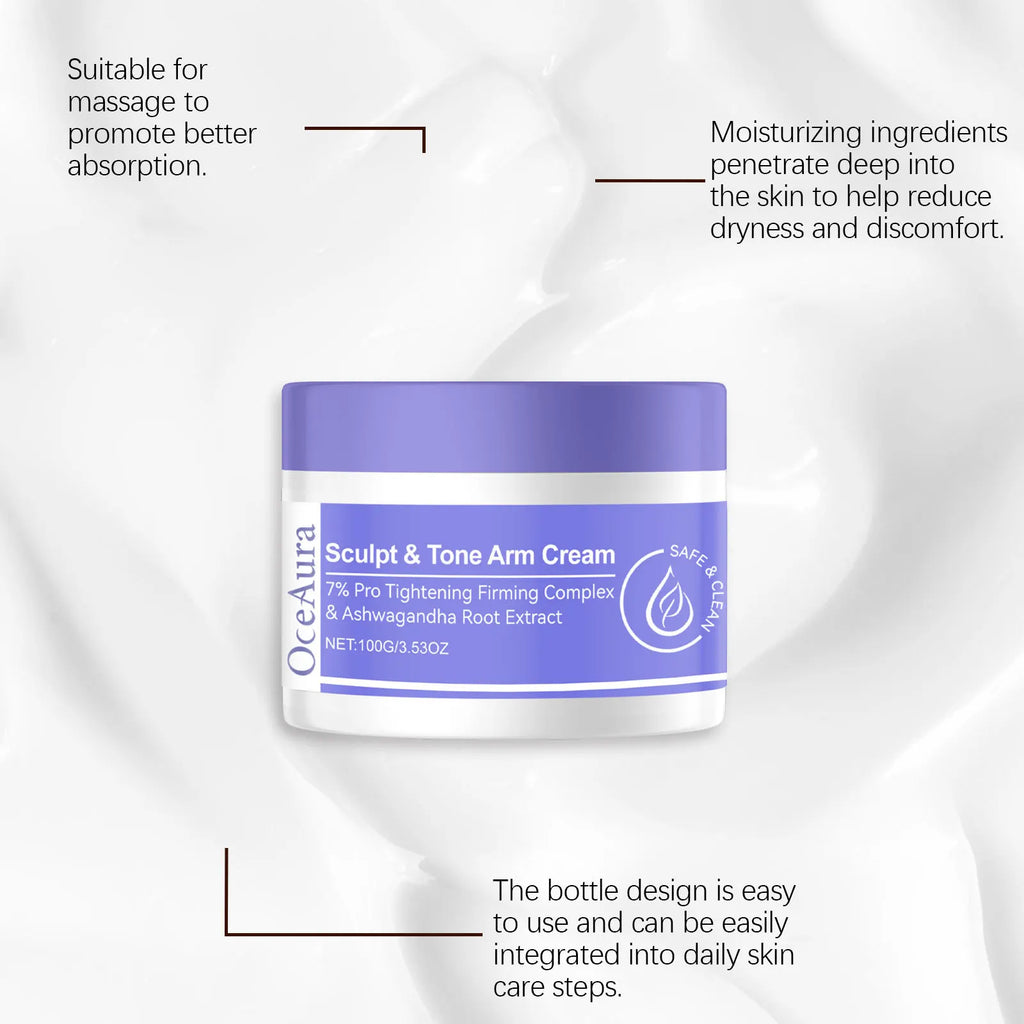 OceAura Arm Firming Cream – Tighten, Tone & Sculpt Arms