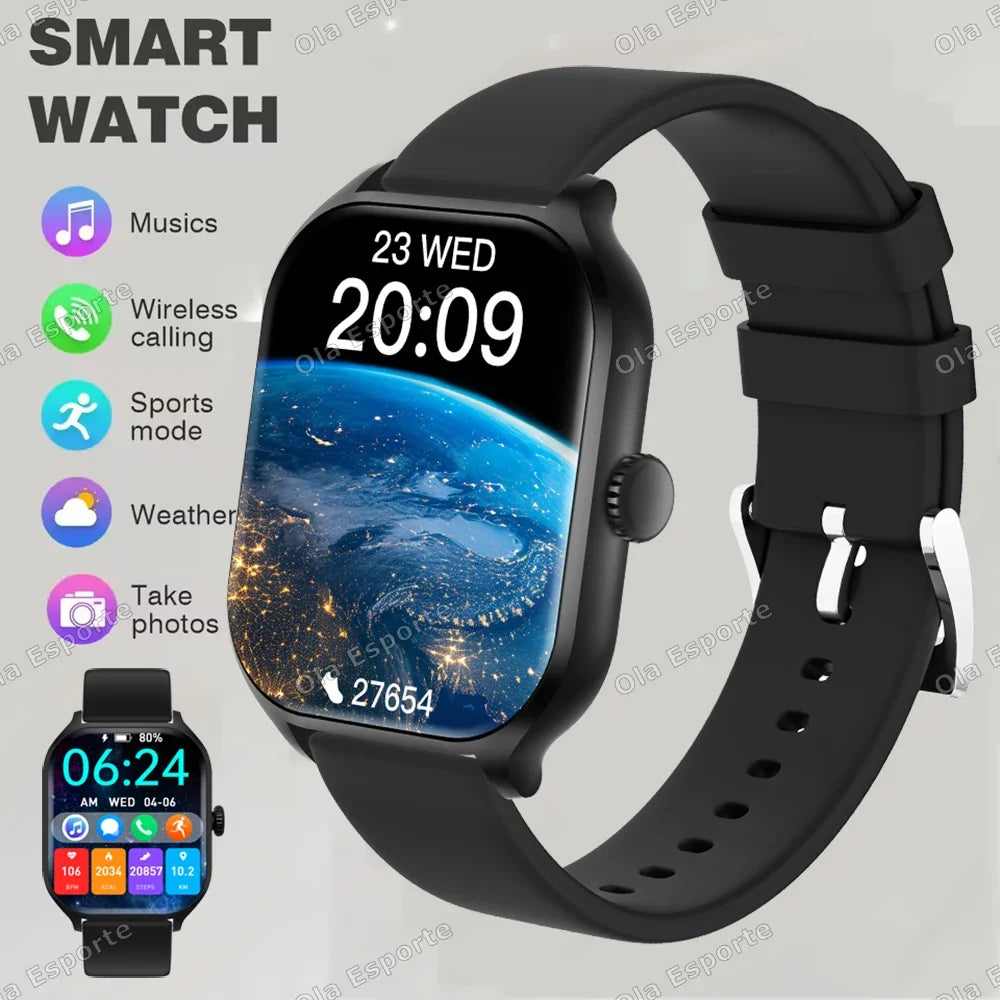Ola Esporte HT30 Smartwatch 2.01" HD Bluetooth Fitness Tracker