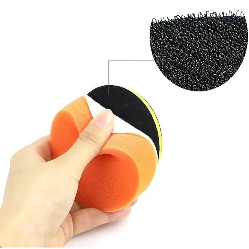 3-Inch Automotive Foam Polishing Pad Cover Drill Buffer Waxing Glazing