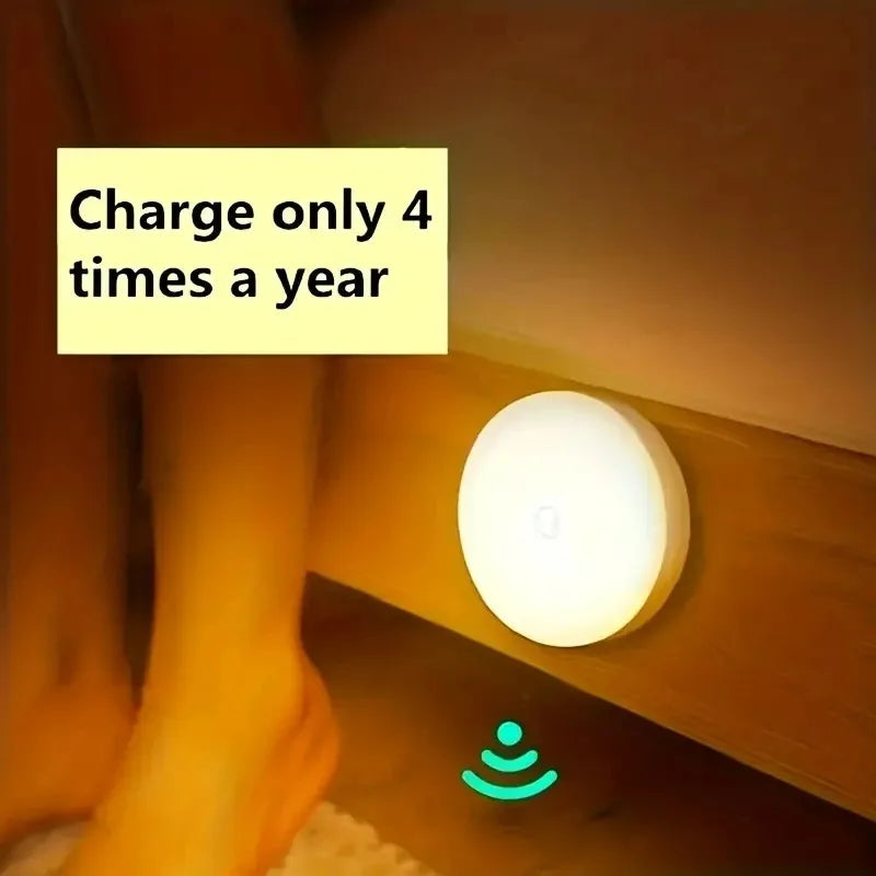 Wireless Motion Sensor LED Night Light – Bedroom & Staircase