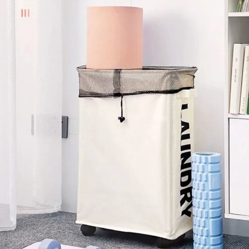 Foldable Laundry Basket Dirty Clothes Storage Box Yoga Sundries