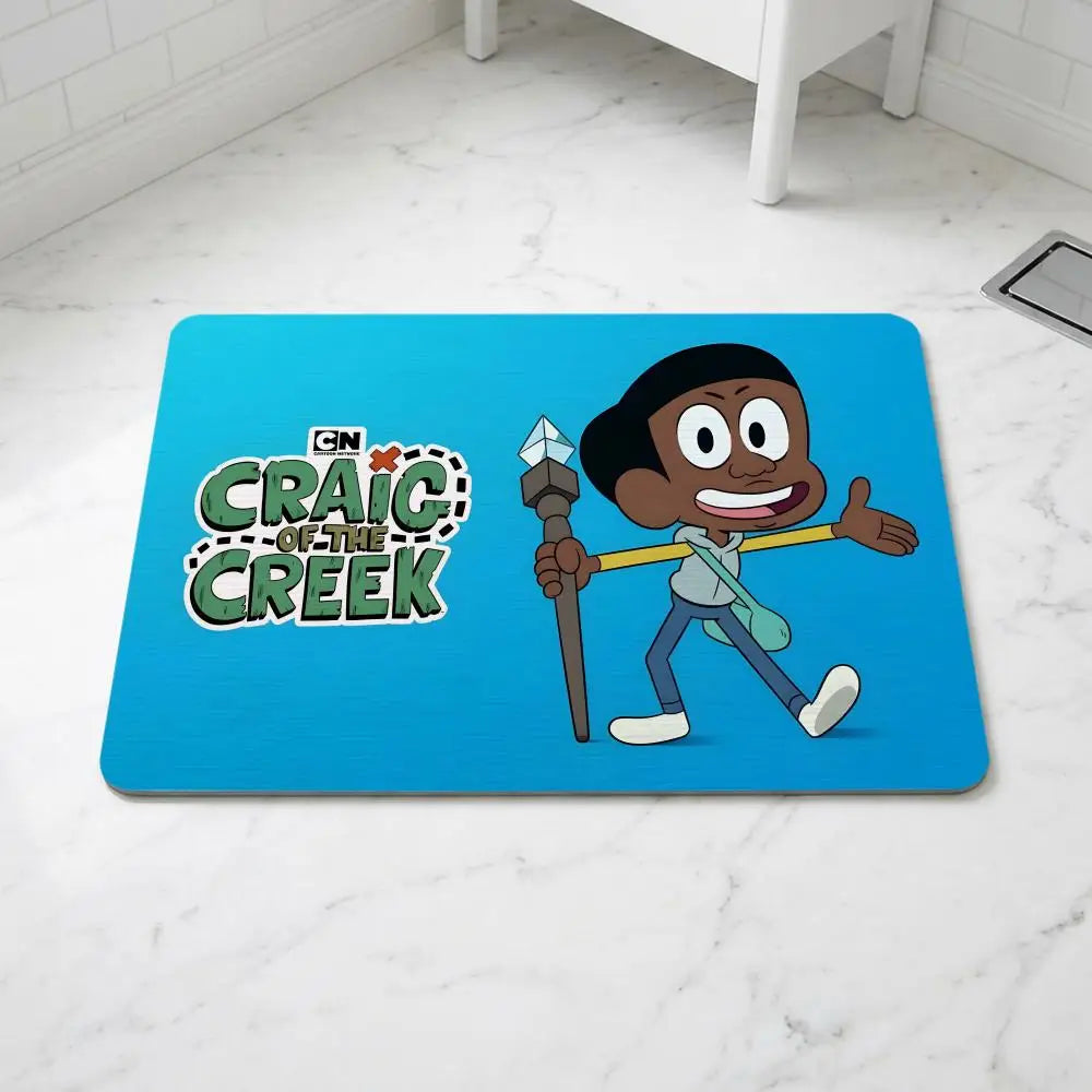 Craig of the Creek Diatomite Bath Mat – Non-Slip Quick Dry