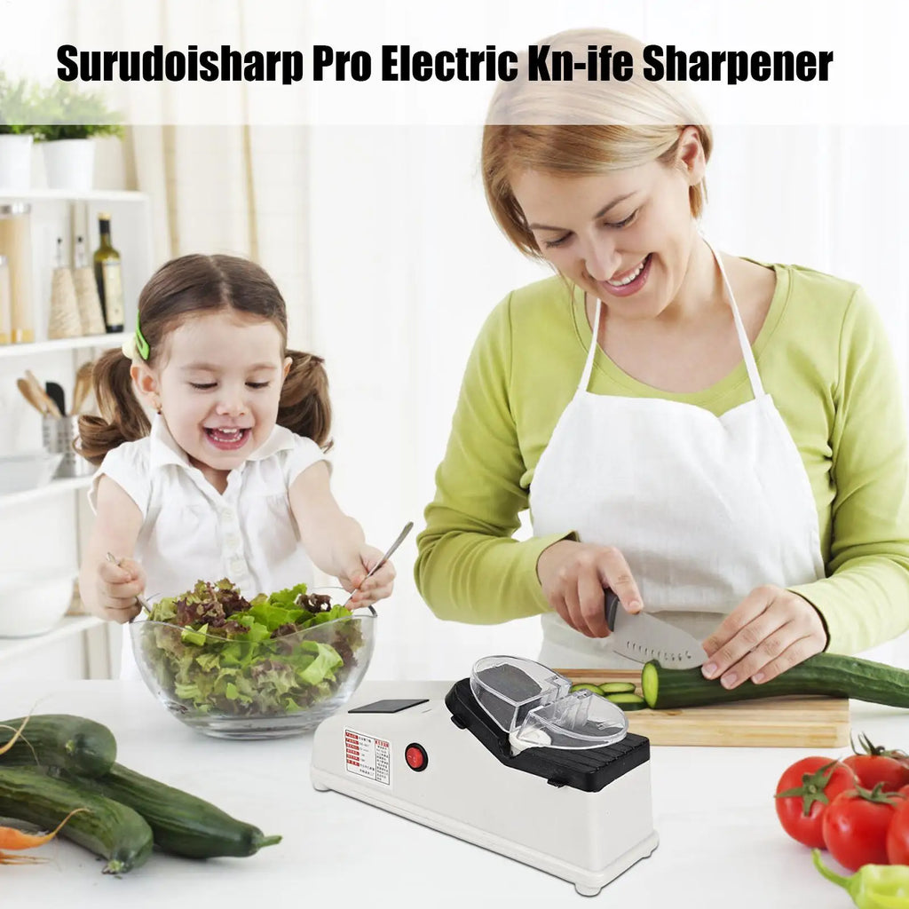 Cutter Sharpener Tool Rechargeable Protective Lid Electric Sharpening
