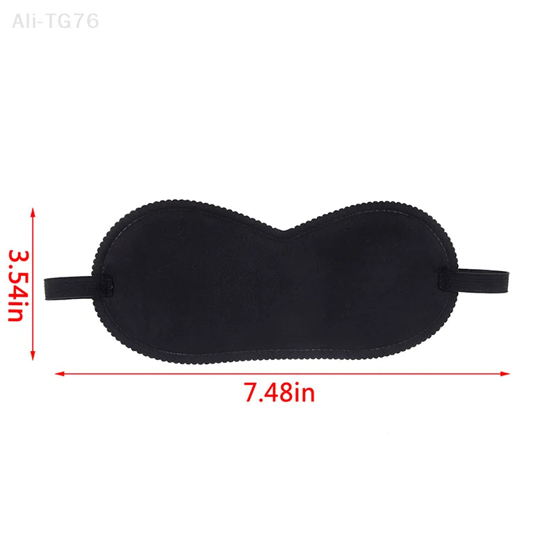 Plush Sleep Eye Mask – Light Blocking Blindfold for Travel