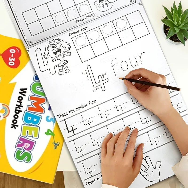 0-30 Digital Specialized Workbook Focusing Practice Correct Writing