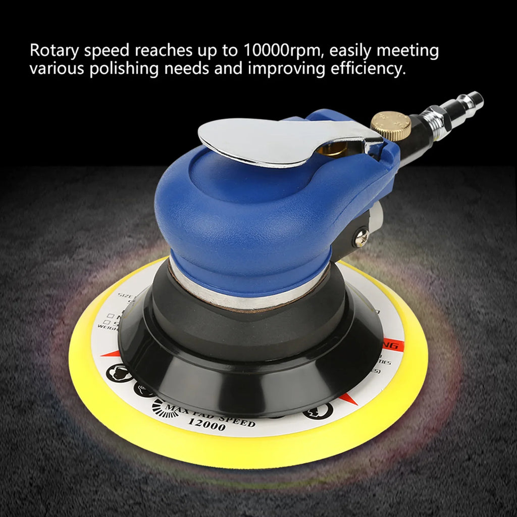 AT 980 5 6 Air Random Orbital Sander Round Polisher Pneumatic Hand