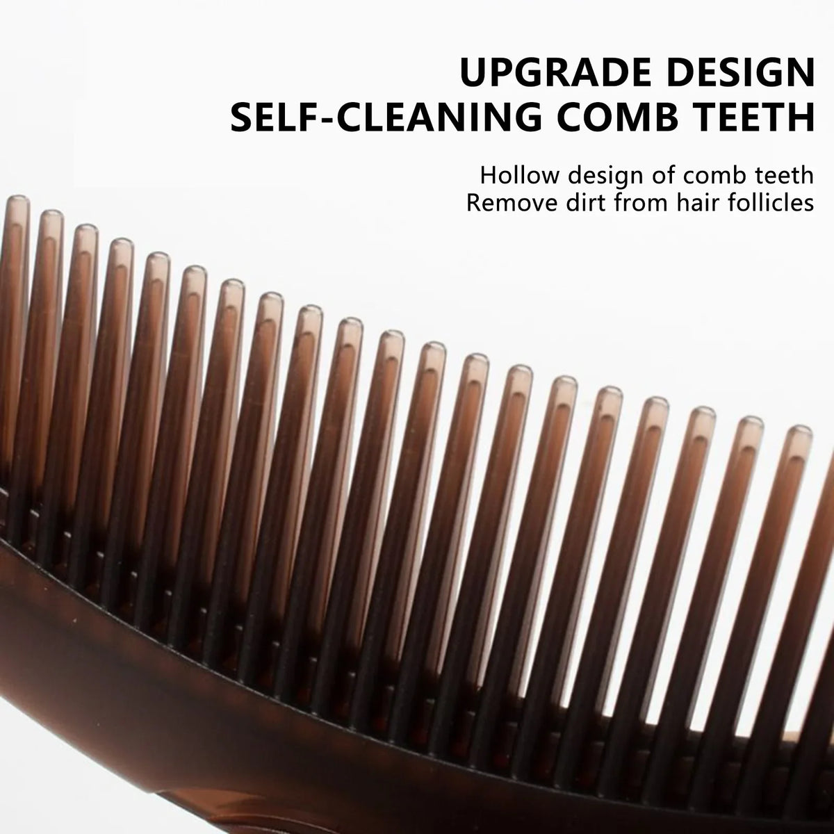 Self-Cleaning Anti-Static Scalp Massage Comb | Hair Tool