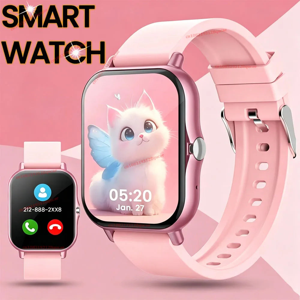 2026 Smart Watch Men Women Full Touch Screen Sport Fitness Bluetooth