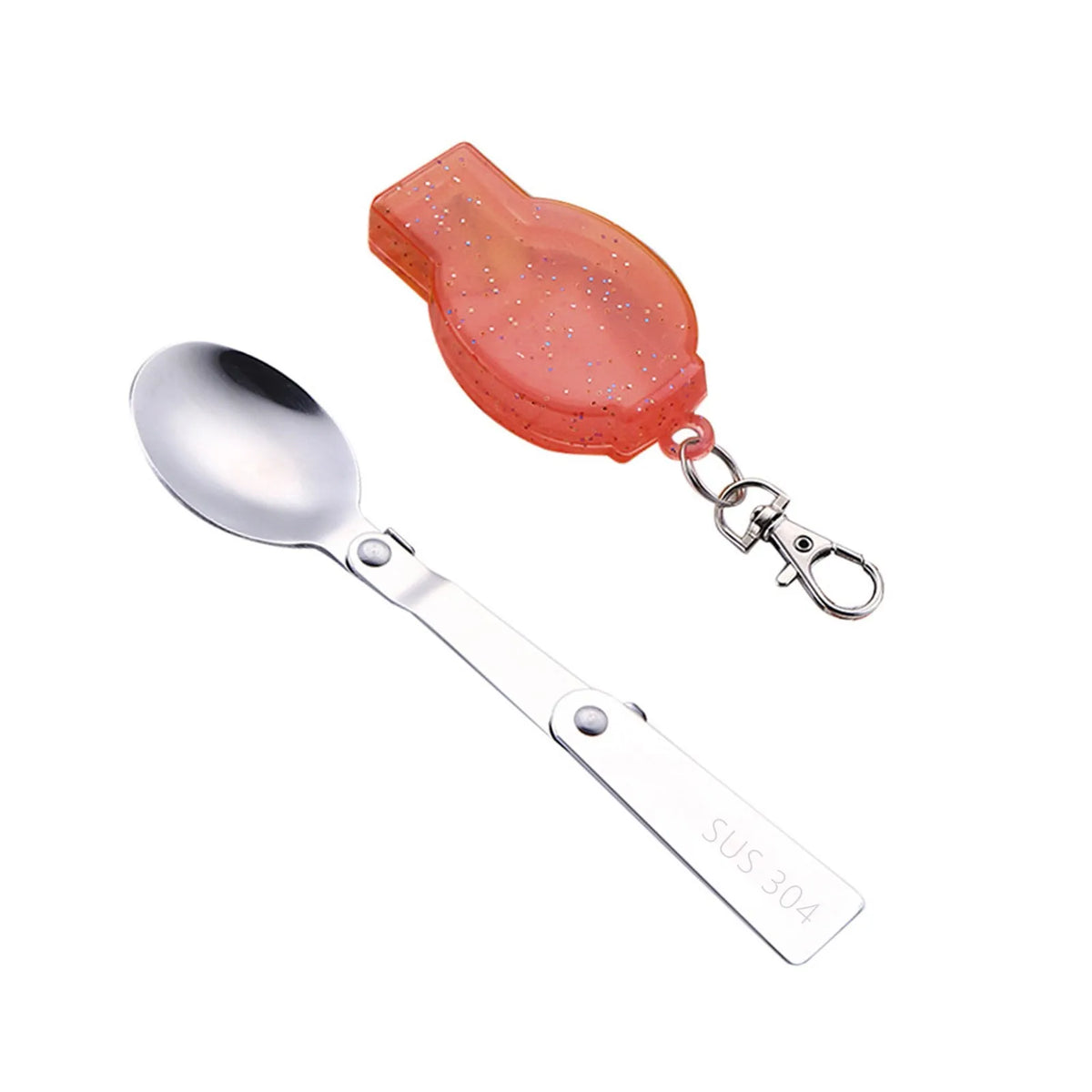 Folding Stainless Steel Spoon & Fork – Camping Utensil Set
