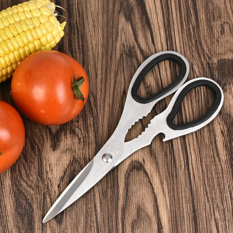 Heavy-Duty Kitchen Shears – Stainless Steel Poultry Scissors