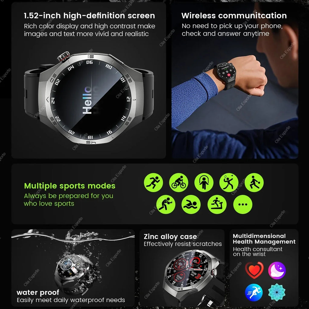 Ola Esporte HT30 Smartwatch – Bluetooth Calling & Heart Rate