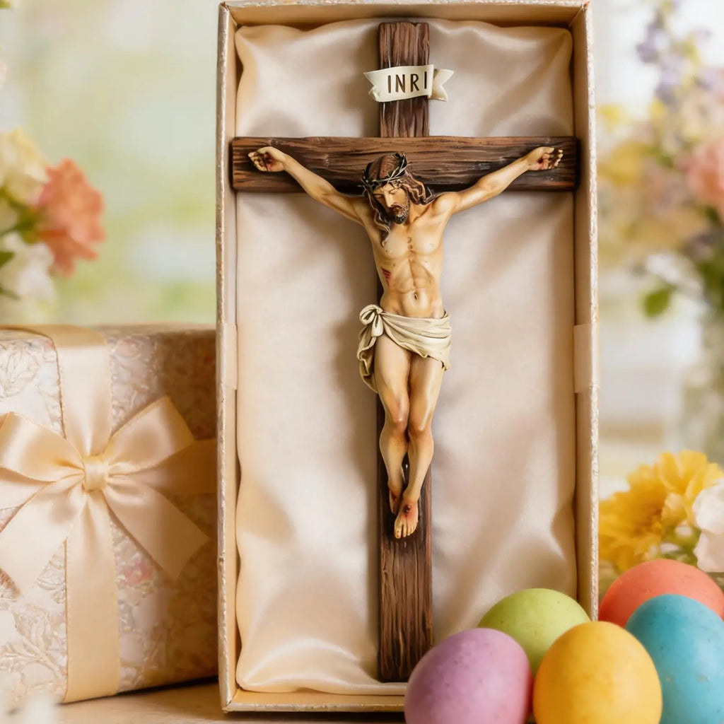 9.65" Resin Jesus Statue – Religious Home & Church Decor