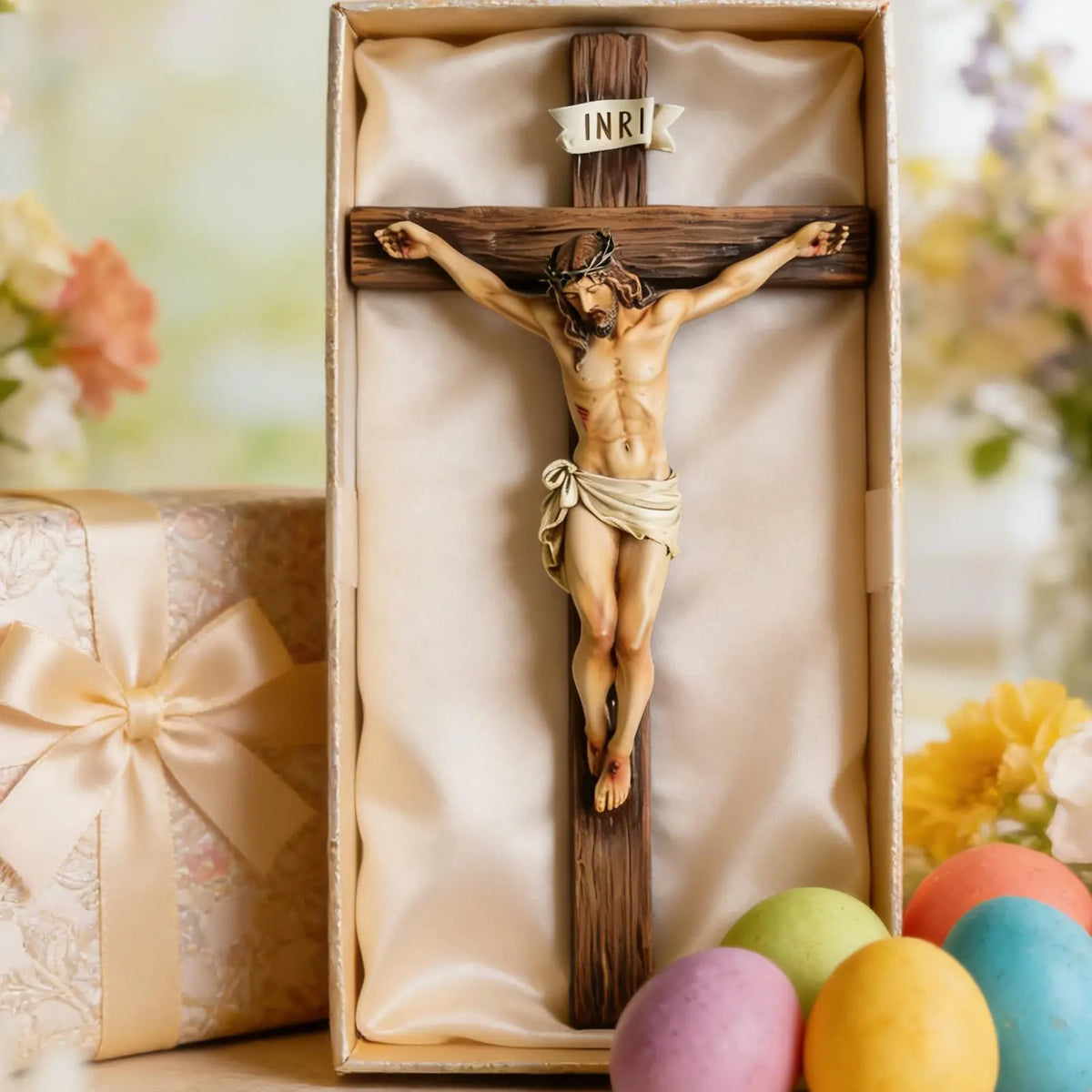9.65" Resin Jesus Statue – Religious Home & Church Decor