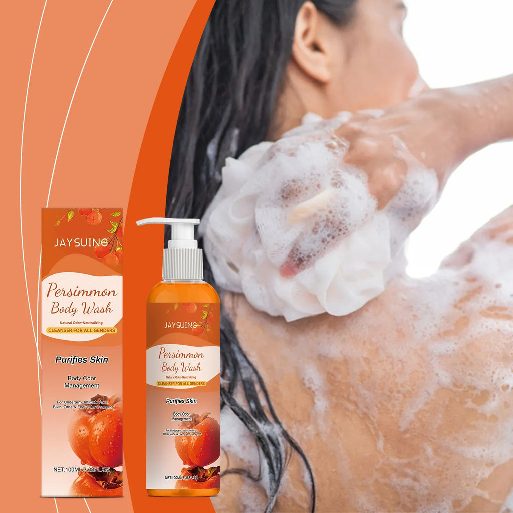 Persimmon Exfoliating Shower Gel – Cleanse, Smooth & Fresh Skin