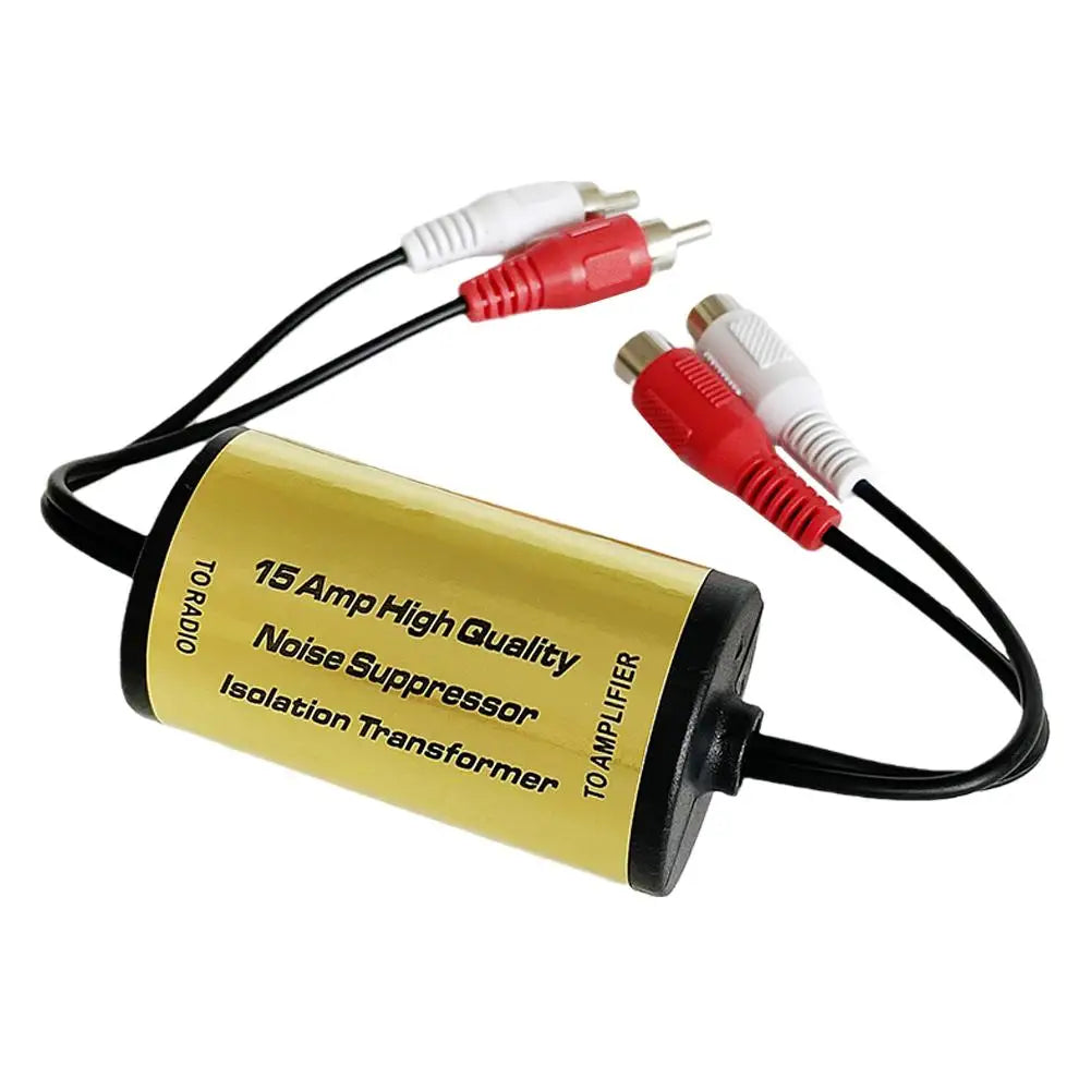 RCA Noise Filter for Car Audio – Ground Loop Isolator
