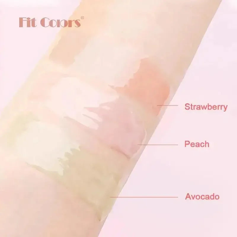 Fit Colors 3-Piece Vegan Lip Gloss Set – Fruit Scented Lip Oil