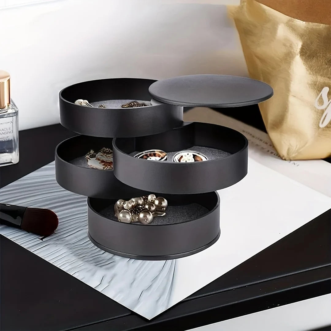 Multi-layer Desktop Organizer Lid Perfect Jewelry Makeup Hair
