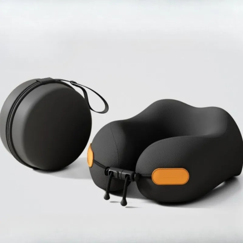 Memory Foam U-Shape Travel Neck Pillow – Airplane & Office