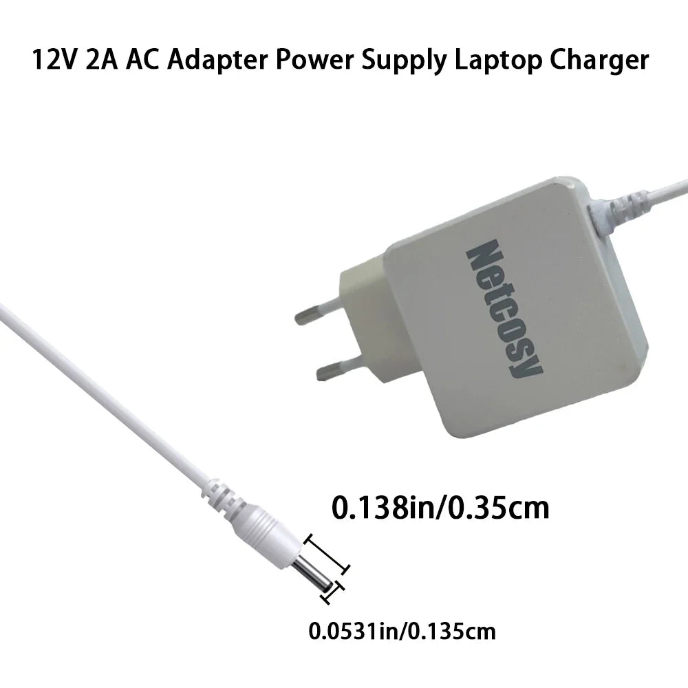 12V 2A AC Adapter Charger for Gateway GWTN GWTC Laptops