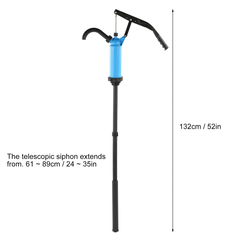 Lever Action Barrel Drum Pump Manual Adjustable 55 Gallons Conveying