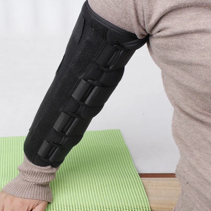 Hinged Elbow Brace Support Splint – Adjustable Arm Stabilizer