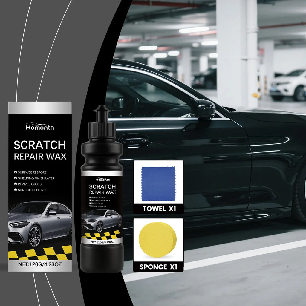 Homonth Car Scratch Repair Wax Kit | Polish & UV Protection