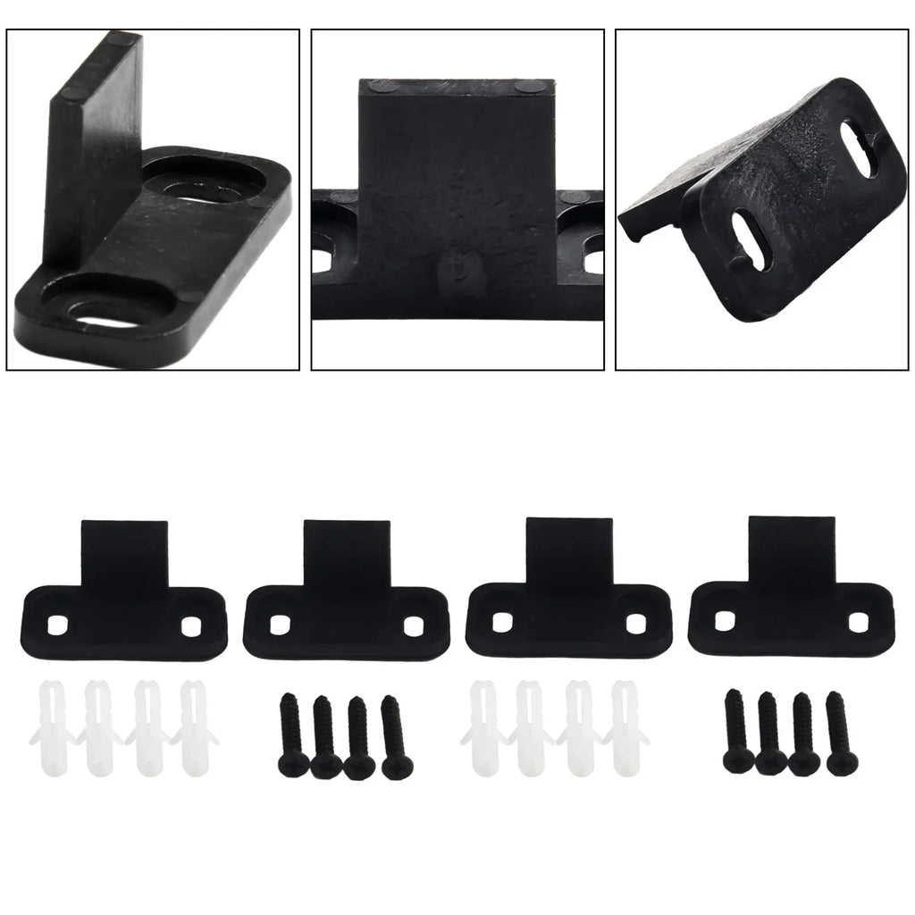 4-Pack Barn Door Anti-Swing Floor Guide Stoppers | Adjustable