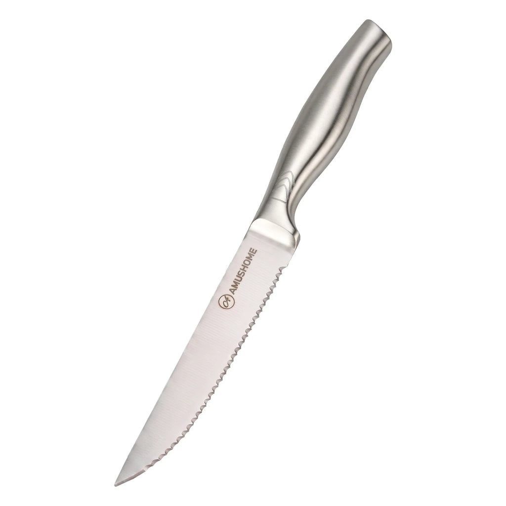 Stainless Steel Steak Knife Set – 1/4/6/8 Piece Serrated