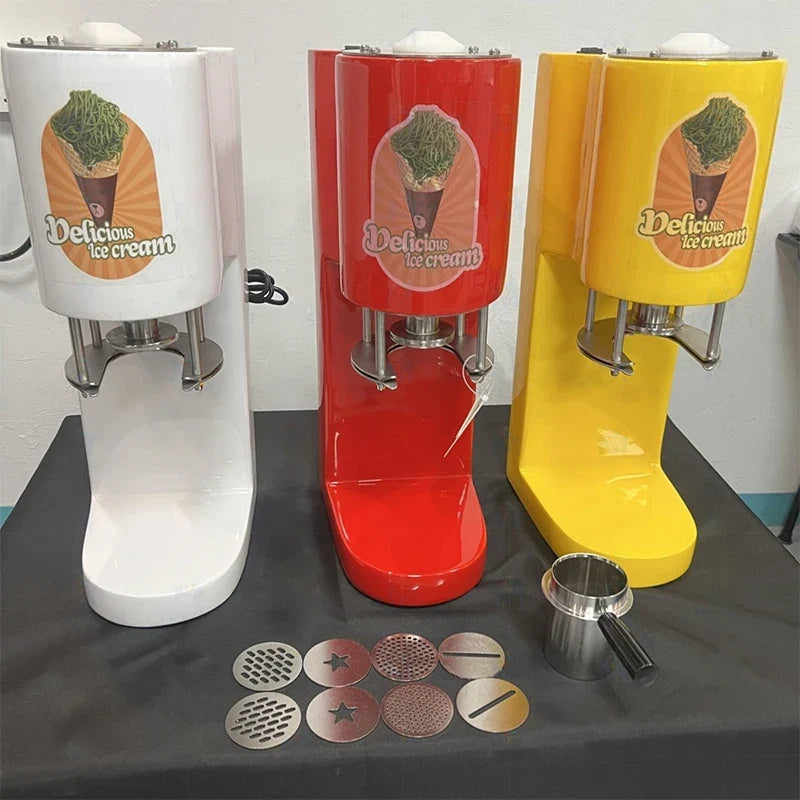 Spaghetti Noodle Ice Cream Machine – 4 Types, 8.5L Self-Cool