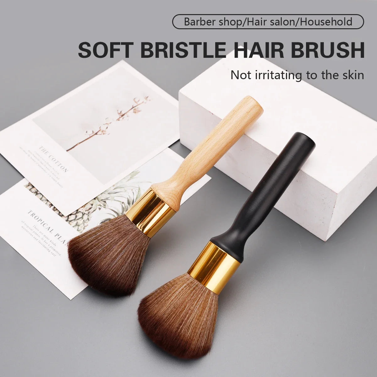 Professional Barber Neck & Face Duster Brush | Hair Cutting Tool