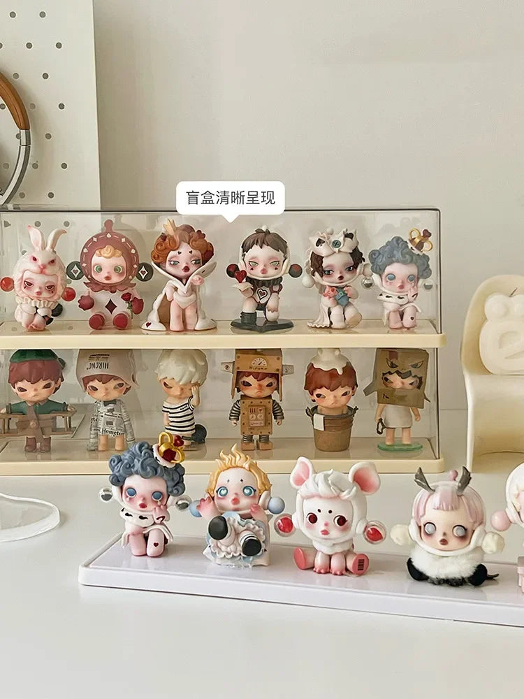 Acrylic Figure Display Case 35cm – Dustproof Collectible Showcase