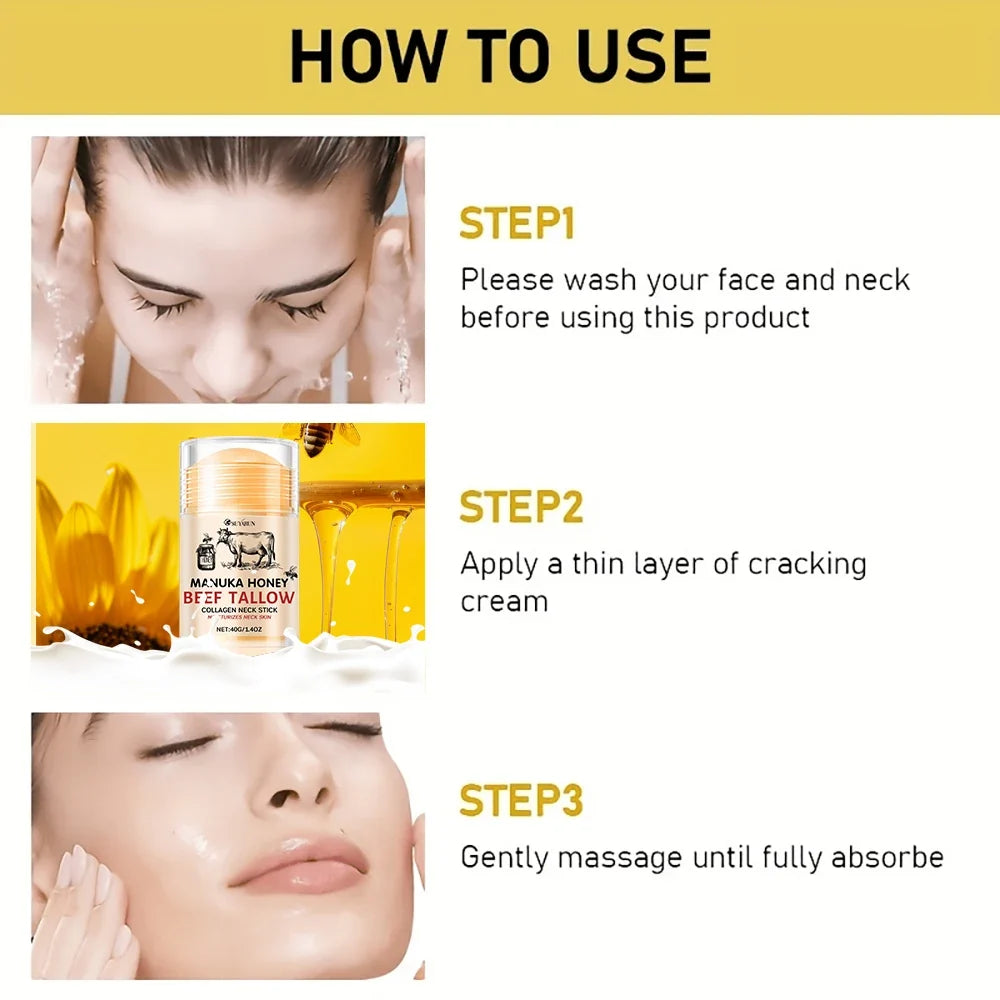 SUYARUN Honey Tallow Neck Cream Stick – Deep Moisturizer