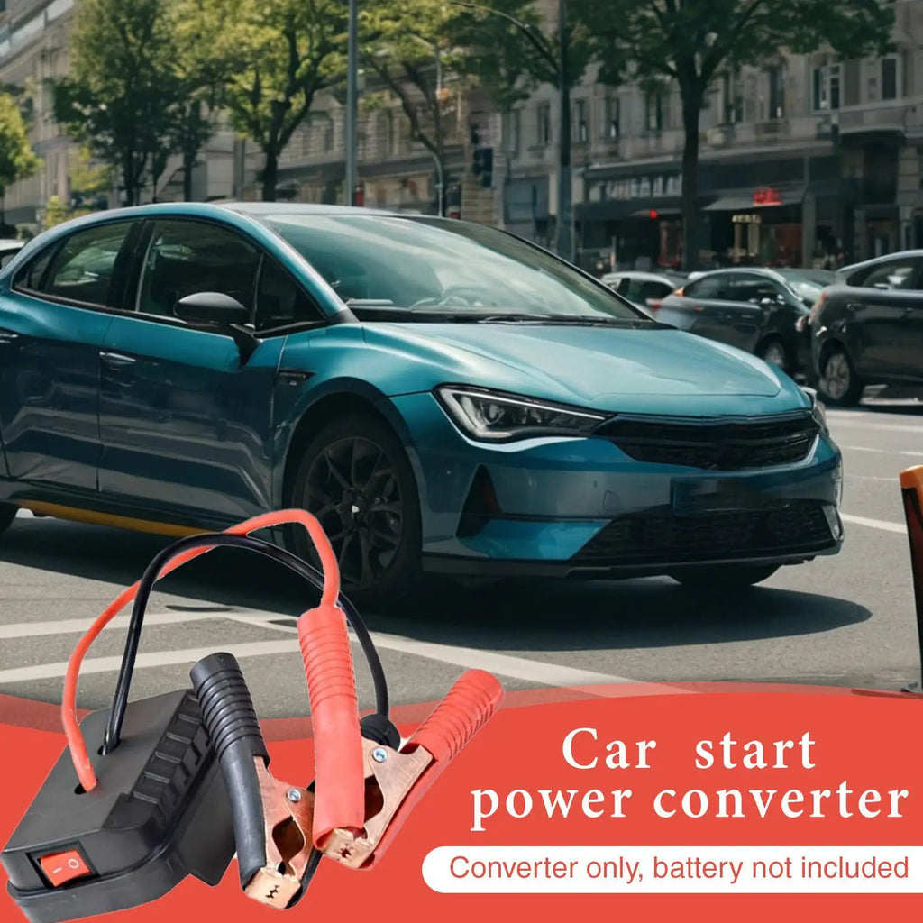 Portable Car Battery Jump Starter with Dual USB | Compact Pack