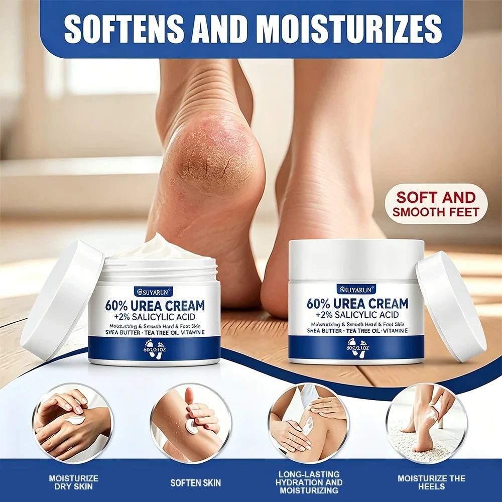 SUYARUN 60% Urea Foot Cream – Cracked Heels & Dry Skin