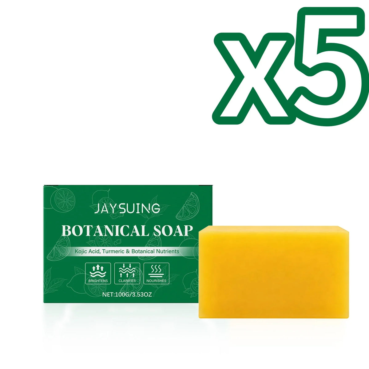 Jaysuing Turmeric Botanical Body Soap – Cleanse & Moisturize