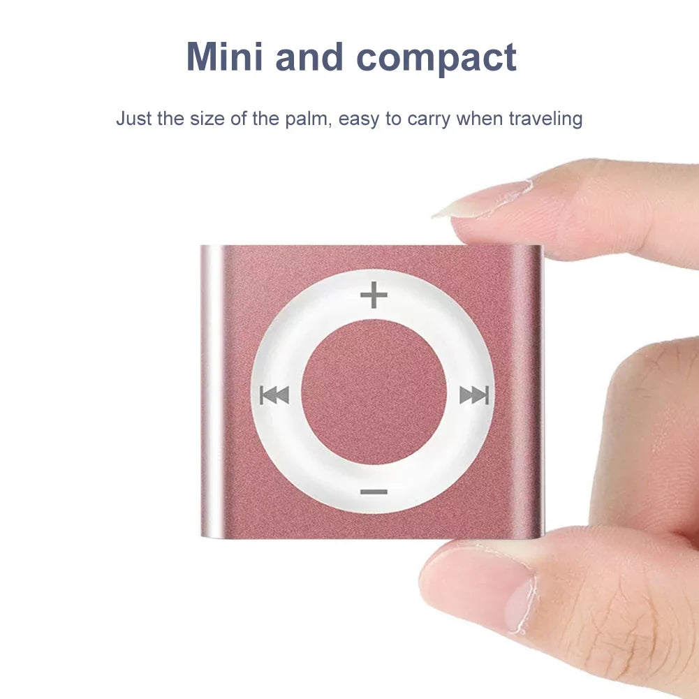 Mini Audio Player Build Speaker Clip-on Sports Music Rechargeable