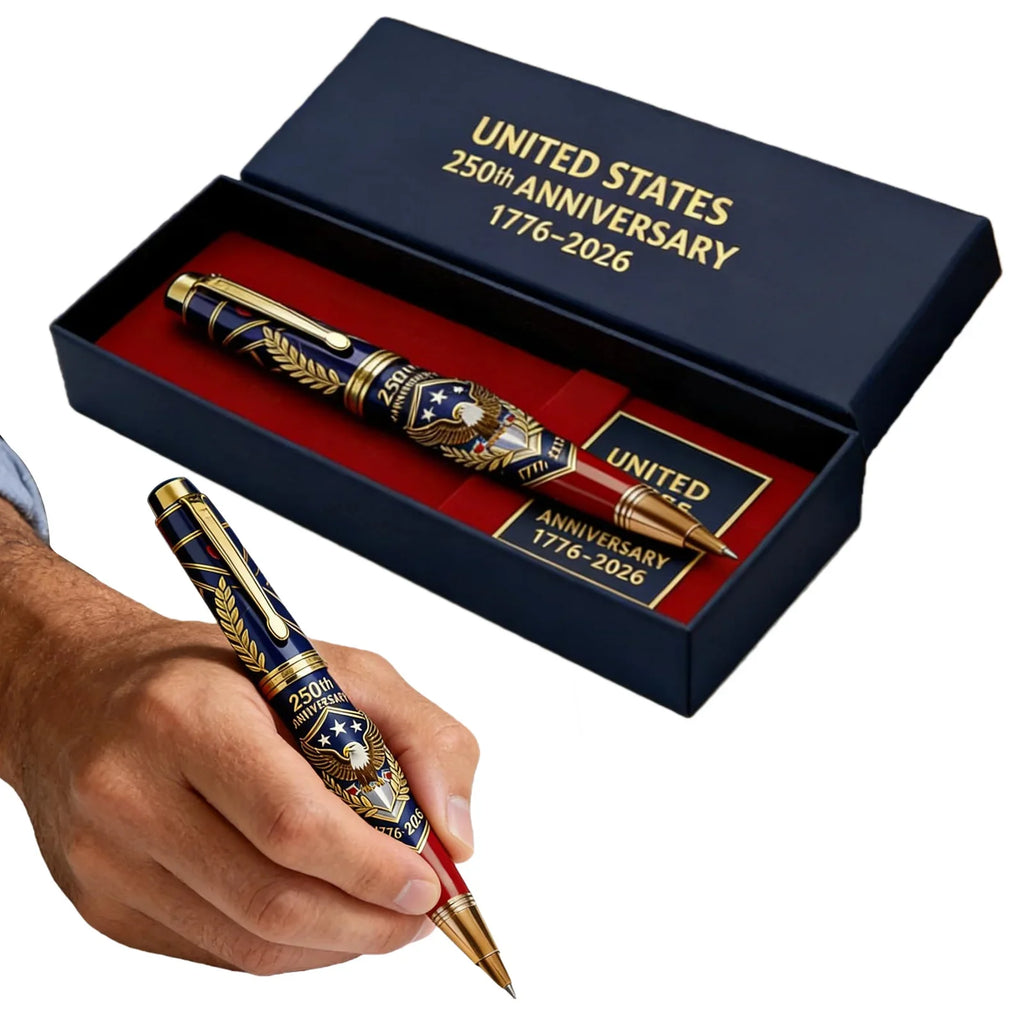 1- USA 250th Anniversary Souvenir Ballpoint Pen Box Limited
